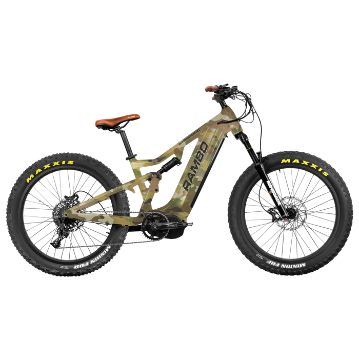 Rambo 1000W Dominator HD Full Suspension Xtreme Performance Electric Bike