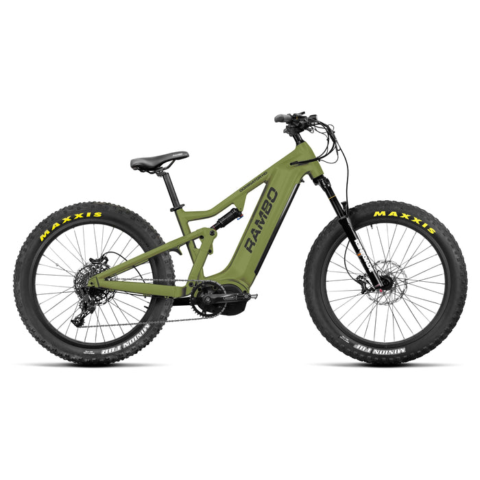 Rambo 1000W Dominator HD Full Suspension Xtreme Performance Electric Bike