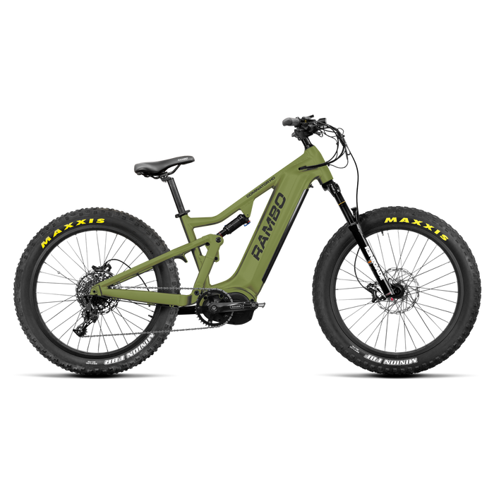 Rambo 1000W Dominator HD Full Suspension Xtreme Performance Electric Bike