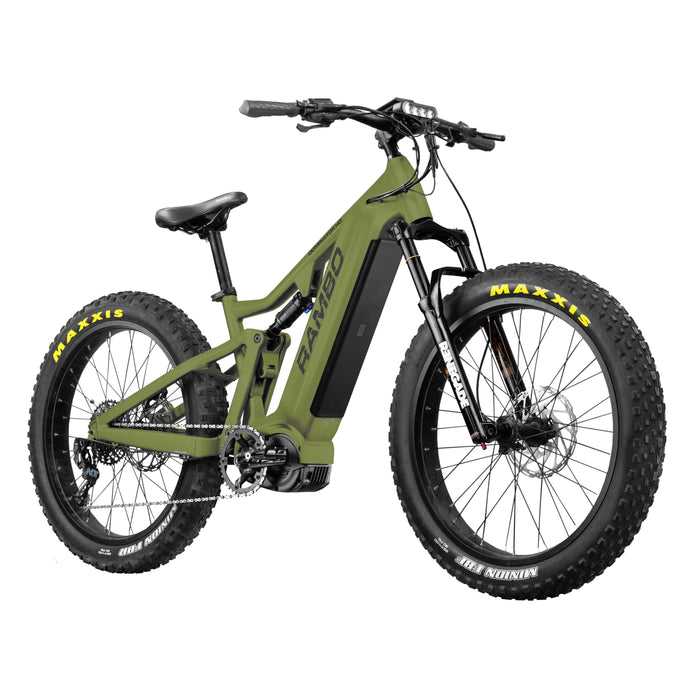 Rambo 1000W Dominator HD Full Suspension Xtreme Performance Electric Bike