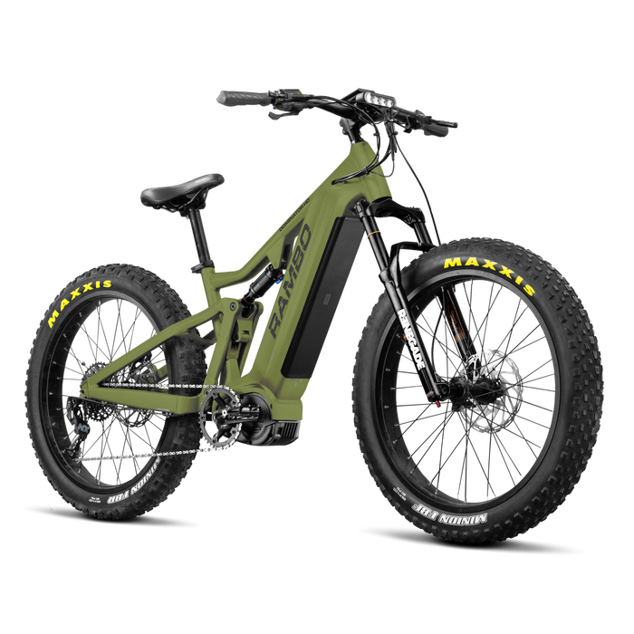 Rambo 1000W Dominator HD Full Suspension Xtreme Performance Electric Bike