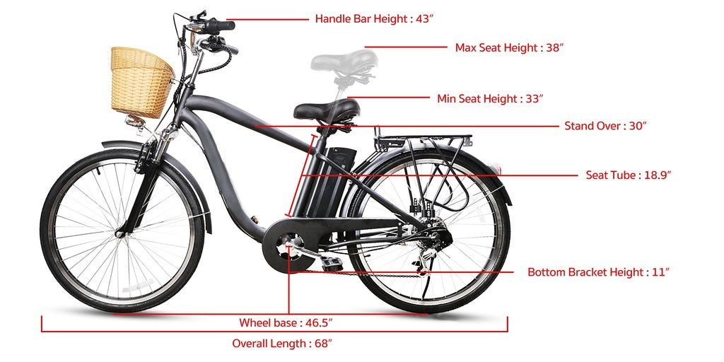 GlareWheel High Speed Electric City Bike With Removable Battery EB-X12