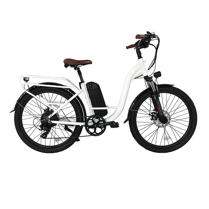 GlareWheel 500W Step-Thru Electric City Bike EB-RUPRO