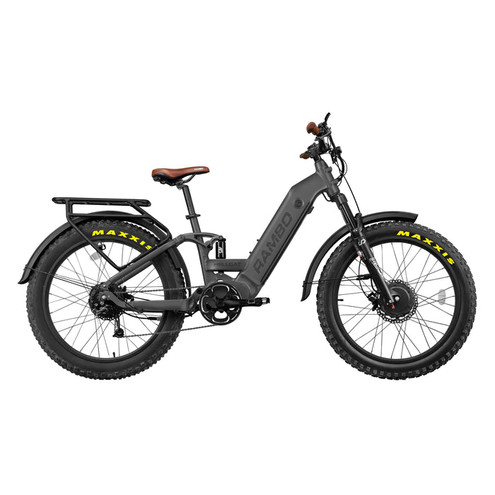 Rambo Hellcat Full Suspension 1000W Dual Motor All-Wheel Drive Electric Bike