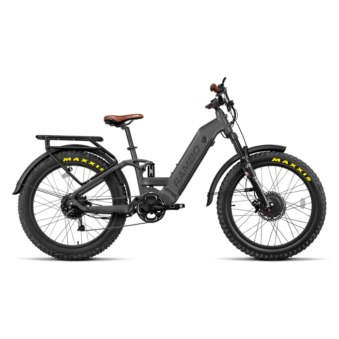 Rambo Hellcat Full Suspension 1000W Dual Motor All-Wheel Drive Electric Bike