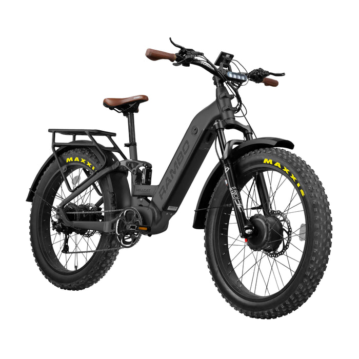 Rambo Hellcat Full Suspension 1000W Dual Motor All-Wheel Drive Electric Bike