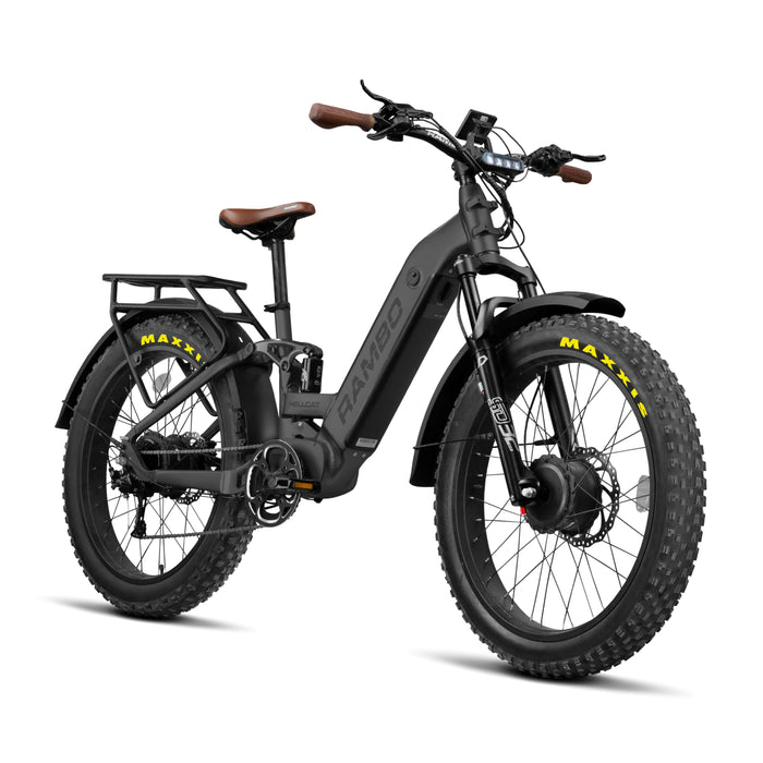 Rambo Hellcat Full Suspension 1000W Dual Motor All-Wheel Drive Electric Bike