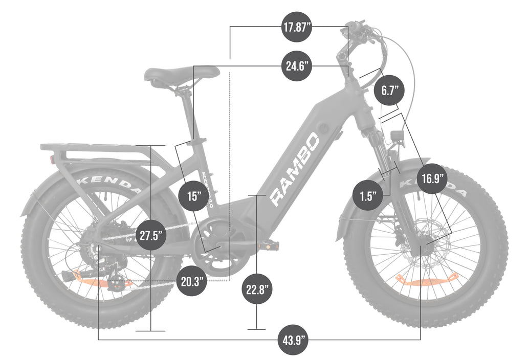 Rambo 750W Rooster 3.0 High Performance Electric Bike