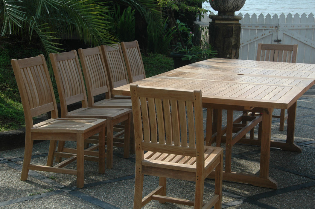 Anderson Teak Sahara Rialto 13-Pieces Rectangular Dining Set SET-08