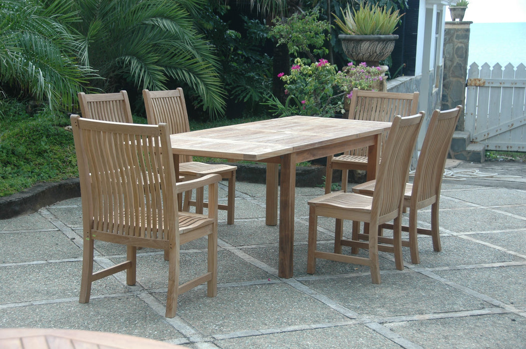 Anderson Teak Bahama Chicago 7-Pieces Dining Set Chair B SET-14