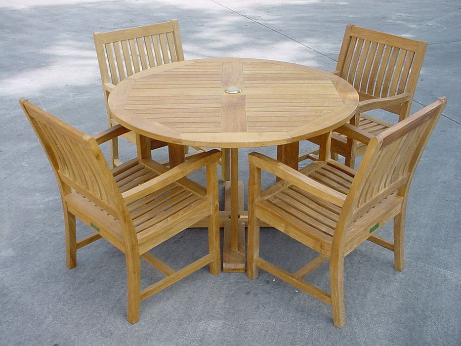 Anderson Teak Tosca Rialto Armchair 5-Pieces Dining Set SET-17