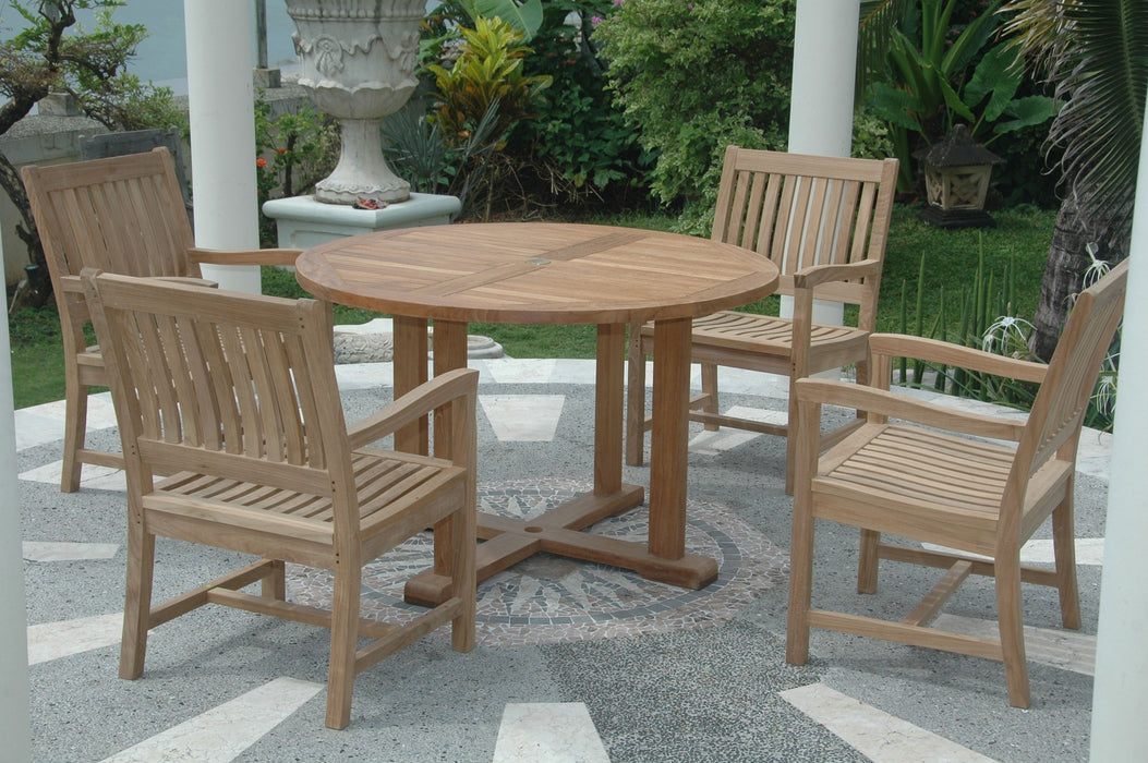 Anderson Teak Tosca Rialto Armchair 5-Pieces Dining Set SET-17