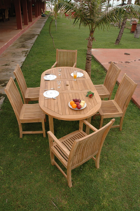 Anderson Teak Bahama Chicago 7-Pieces Dining Set A SET-29