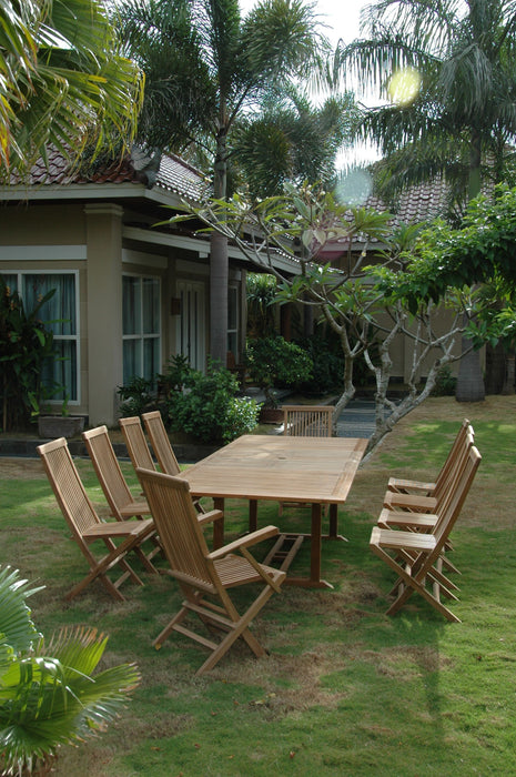 Anderson Teak Valencia Classic 11-Pieces Dining Set SET-32B