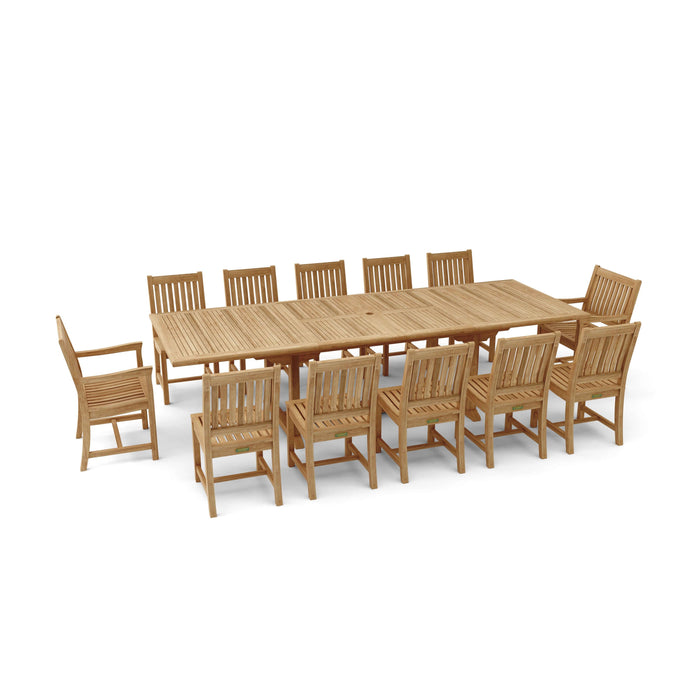 Anderson Teak Valencia Rialto 13-Pieces Dining Set SET-33A