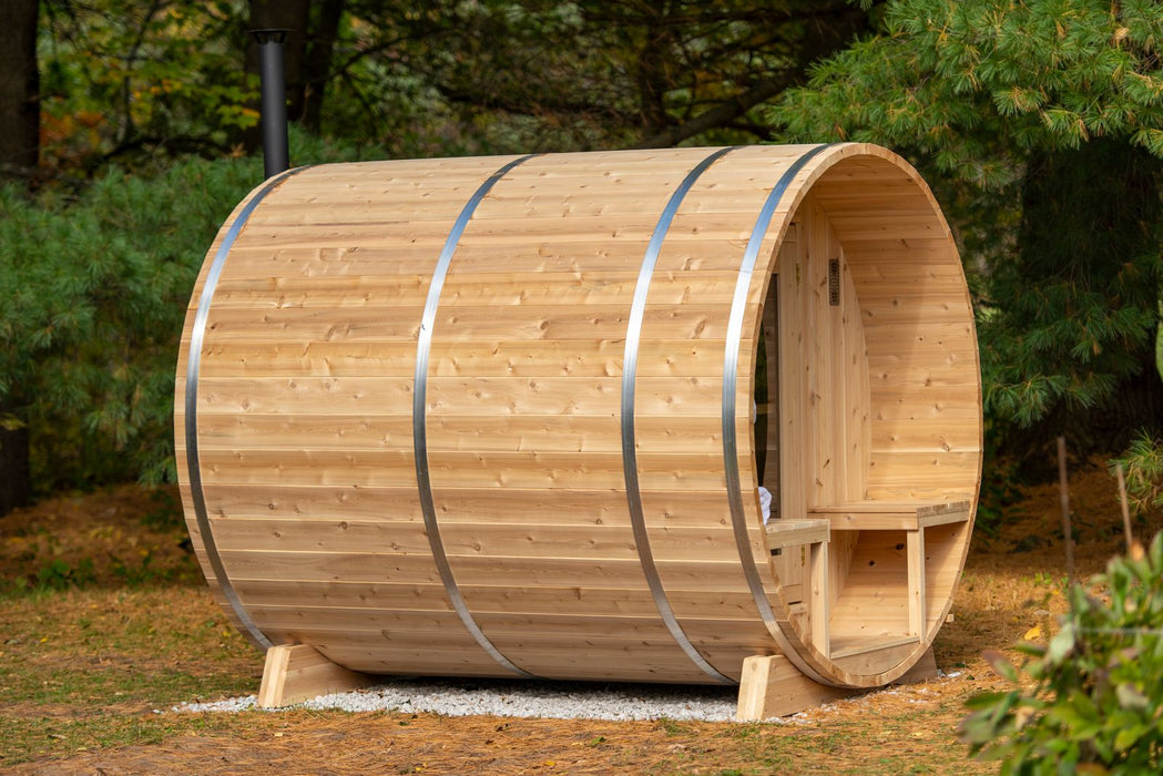 Dundalk LeisureCraft CT Serenity Barrel Sauna CTC2245W